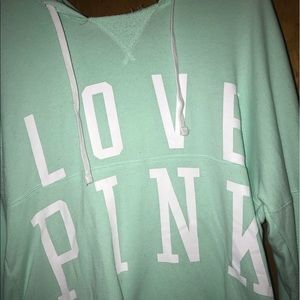 Victoria’s Secret Pink Pastel Green Sweatshirt